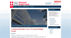 Desktop Screenshot of continental-realty.com